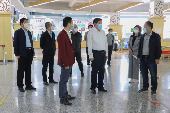 党委书记张俊宗检查知行校区学生返校准备工作